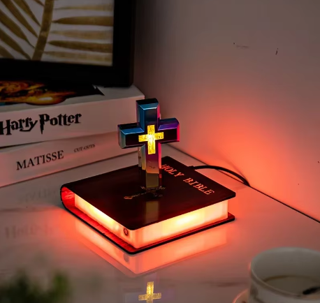 2026 Magnetic Bible Levitating Cross